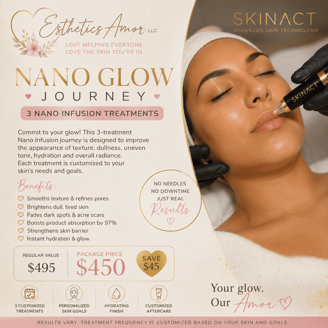 Amor Nano Glow Journey ✨ at Esthetics Amor LLC in Wellington, FL