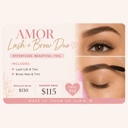 Amor Lash Lift-Tint and Brow Duo✨ at Esthetics Amor LLC in Wellington, FL